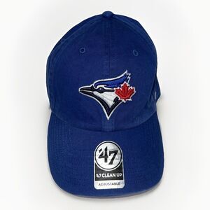 Toronto Blue Jays ‘47 Brand Clean Up Adjustable Strapback Hat